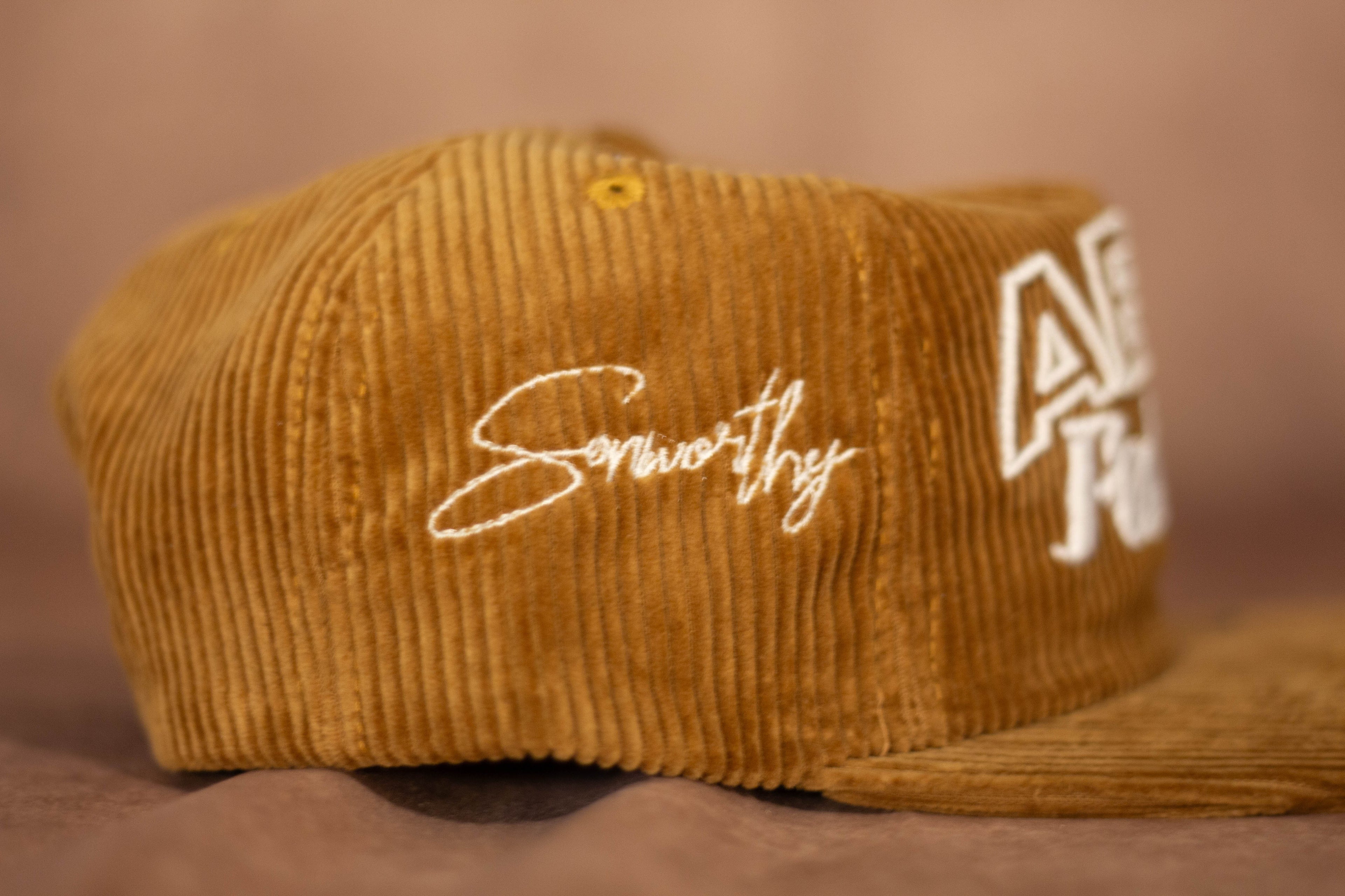 Abba Hat (Khaki Corduroy Snapback)