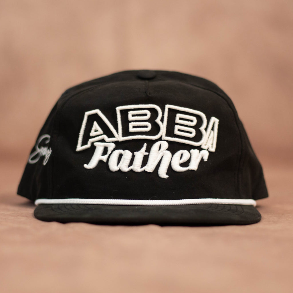 Abba Hat (Black/White Rope Snapback)